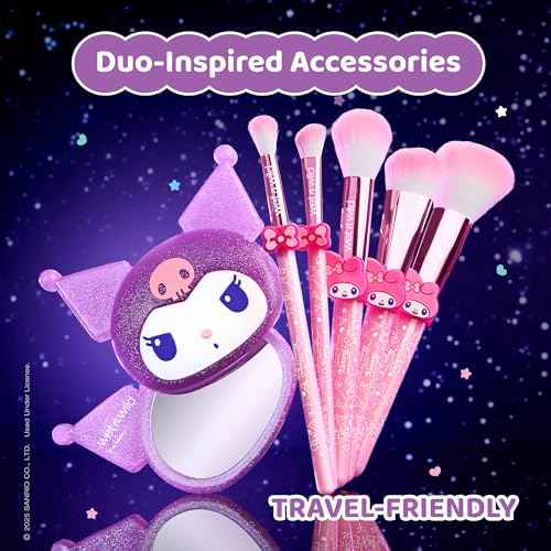 wet n wild My Melody and Kuromi 5-Piece Makeup Brush Set