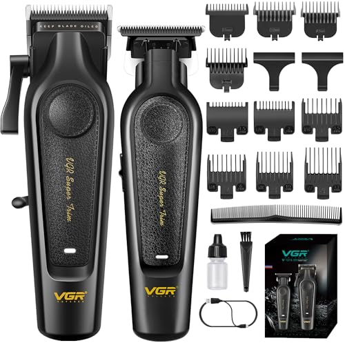 VGR 197&995 Professional Hair Clippers & Trimmer Set for Fade
