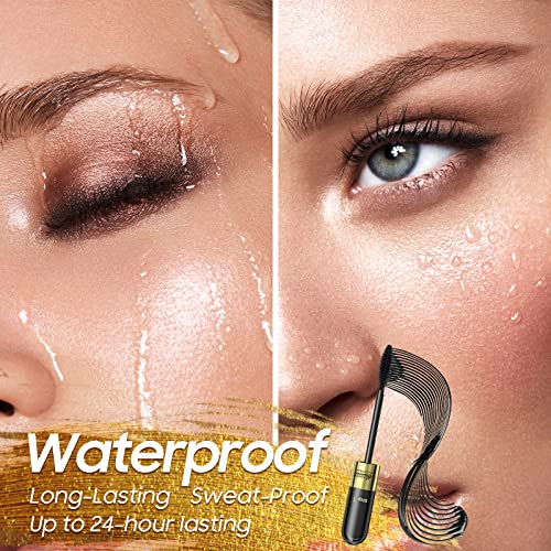 Waterproof 2-in-1 Tubing Mascara for Length & Volume - Black