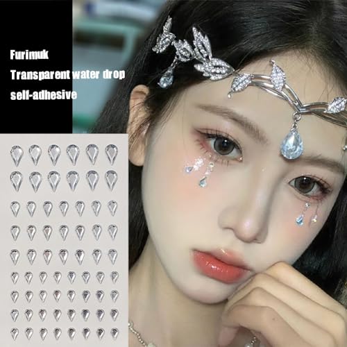 Face Gems Self-Adhesive Rhinestone Stickers - 5 Sheets
