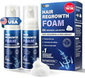 Minoxidil Hair Regrowth Foam for Men - Thinning Hair & Beard Treatment, 2x2.11 Oz