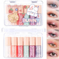 6 Colors Liquid Glitter Eyeshadow Set - Waterproof & Long-Lasting