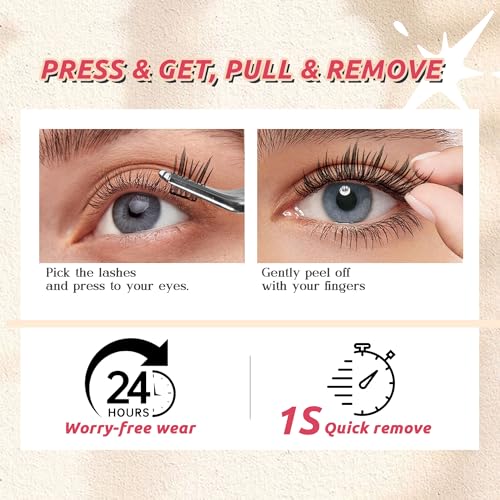 Self-Adhesive Lash Clusters 10-14mm Wispy Pre-Glued