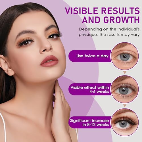 8ml Lash Enhancing Serum, Lash Boosting Nourishing Primer, Daily eyelash care, Improve the appearance of eyelashes, Support slender eyelashes, CreateThicker and Fuller Lashes