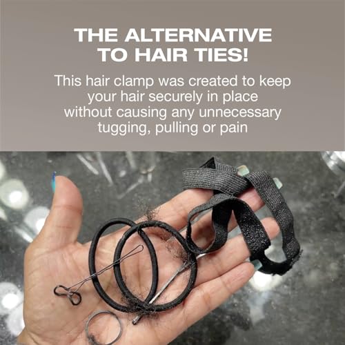 PuffCuff Teeny Hair Clamp 0.75" 5-Pack Black