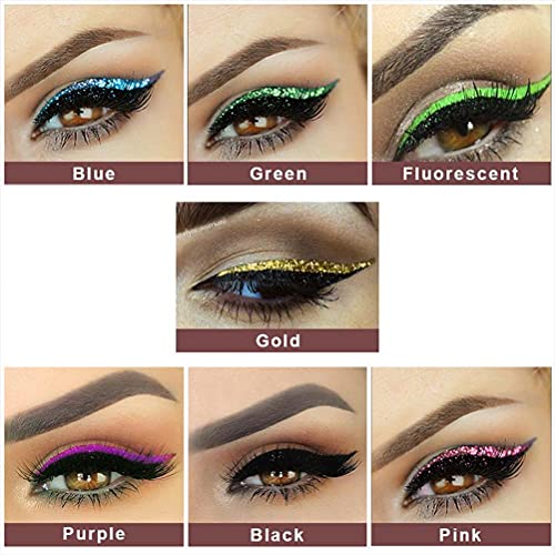 Gazaar Reusable Eyelash Stickers, 4 Pair 7 Colors