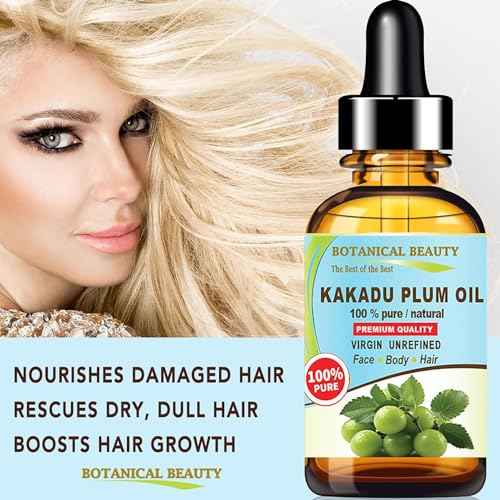 Botanical Beauty Australian KAKADU PLUM OIL 100% Pure Natural Virgin Unrefined Cold-pressed carrier oil 0.5 Fl oz 15 ml For Face, Skin, Body, Hair, Lip, Nails