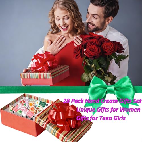 CRISTALBOX 28-Pack Travel Size Hand Cream Gift Set for Dry Hands