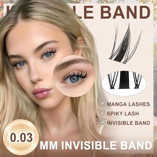 Fairy Lash Clusters Kit – 144pc Manga Lashes with Applicator
