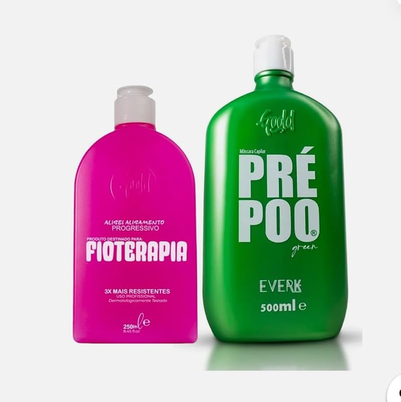 Brazilian Keratin Treatment Kit - F1oterapia & Green Pre-Poo