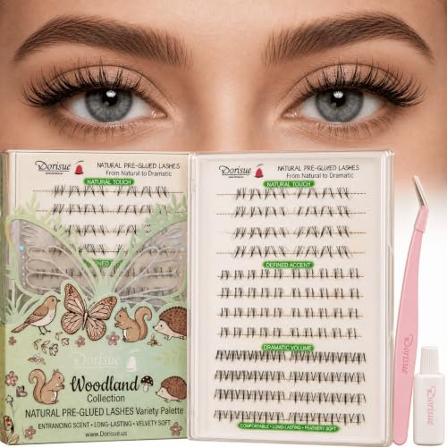 120 Clusters Lower Lash Self Adhesive Pre-Glued Bottom Lashes