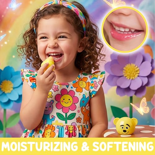 EXPRESSIONS 5-Piece Scented Bear Lip Gloss - Fruity Flavors