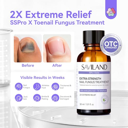 SAVILAND Toenail Fungus Treatment Extra Strength 2 fl oz