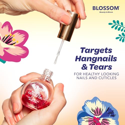Blossom Cuticle Oil for Nails with Real Flowers - 0.5oz