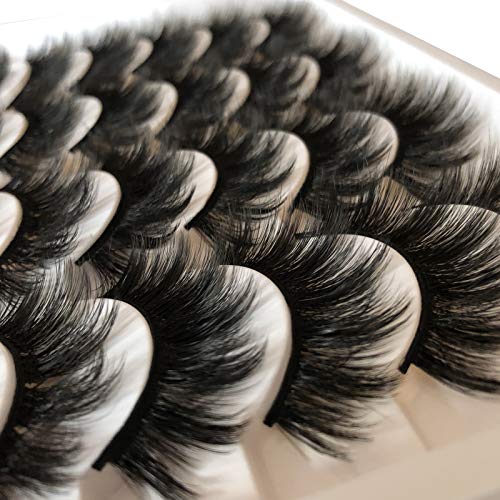 20MM Dramatic False Eyelashes 16 Pairs - 2 Styles 5D Mink Lashes