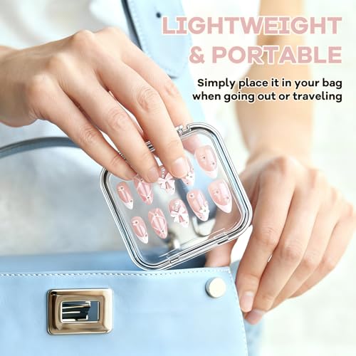 Press On Nail Storage Cases with Double Sided Tape - 14Pc