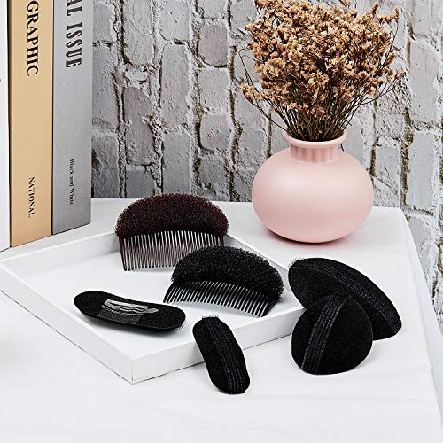 WILLBOND 14 Pcs Hair Bump Volume Bases & Bun Makers Set