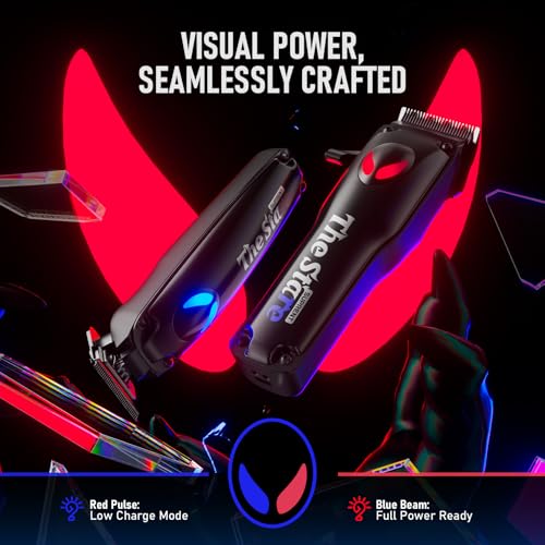 SUPRENT Hair Clippers for Men Professional ? 7500 RPM Cordless Hair Cutting Kit, Electric Clippers and Trimmer Combo Set, Rechargeable Haircut Kit for Barber & Home Use£¨Silver£©