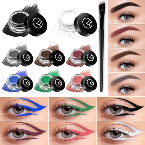 Waterproof Eyeliner Gel - Long Lasting Black Eye Liner