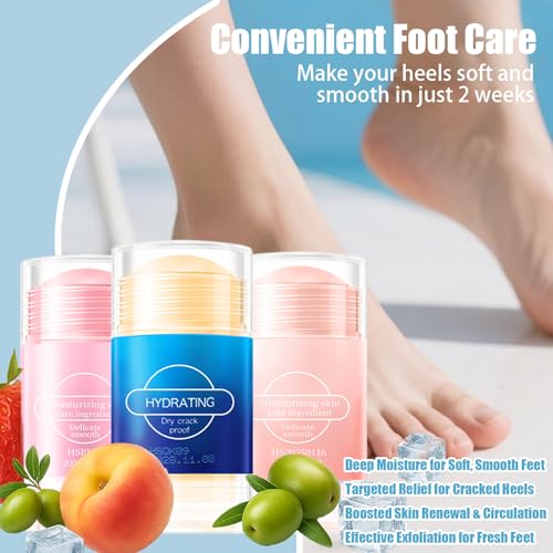 BTYJLEBE Foot Moisturizer Stick for Cracked Heels & Dry Skin - 40g