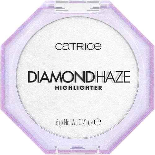 Catrice | Diamond Haze Highlighter (010 Gimme Glitter) | Stunning 3D Shimmer Effect for Face & Body | Silky, Buildable Glow | Vegan & Cruelty Free