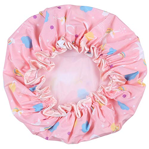 Unicorn Shower Cap 4-Pack Waterproof Double Layer Bath Bonnet