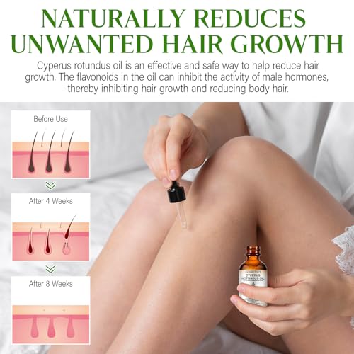 GOGIFTGO Cyperus Oil for Hair Removal - 60ml Natural Skin Care