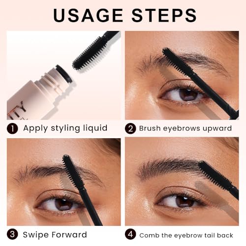 Clear Eyebrow Gel - Long Lasting Lifting Hold, Waterproof