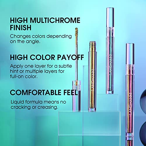3-Color Multichrome Liquid Eyeshadow Set, 12H Waterproof