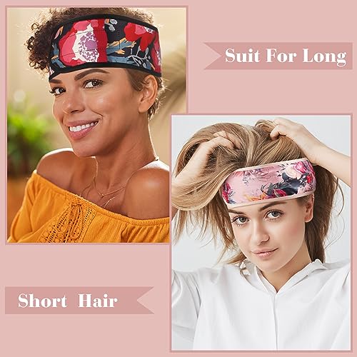 Eurzom 6-Pack Satin Hair Wraps Adjustable Sleep Scarf
