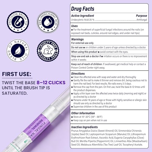 Extra Strength Nail Renewal Pen with 25% Undecylenic Acid