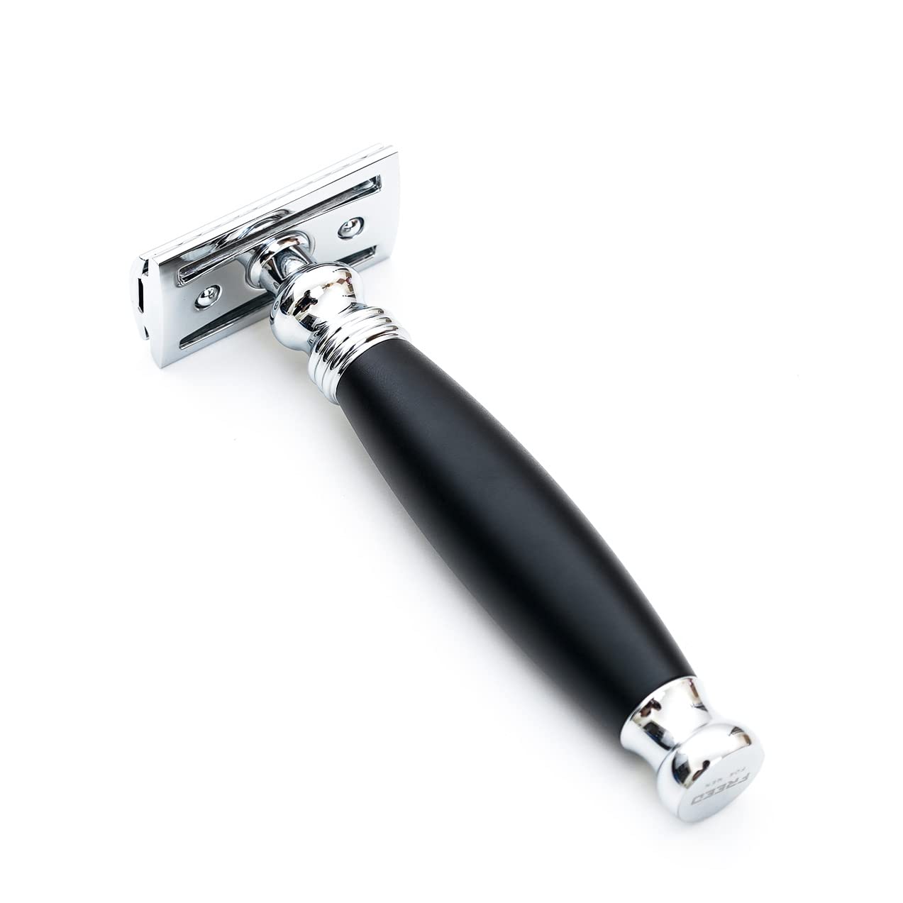 FREED Double Edge Razor,single blade razor,Aluminum alloy handle paired with a textured matte black finish,10 Japanese 6cr13 Stainless Steel Blades,It's the best gift for men,fathers,or birthdays