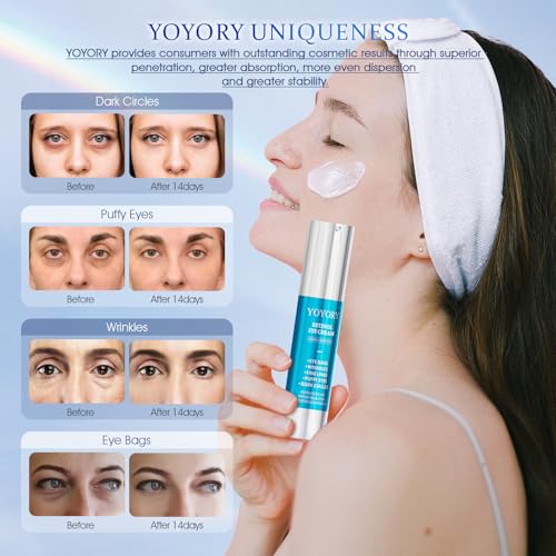 Retinol Eye Balms Repair Dark Circle, Eye bags and Puffiness, wrinkles,Firming Anti-Aging Eye Treatment, 14 ml