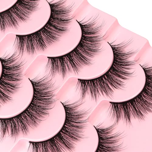 Anime Manga False Eyelashes 3D Volume 16mm 7 Pairs Pack
