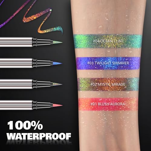 Chameleon Liquid Eyeliner - Color Shifting Metallic Waterproof