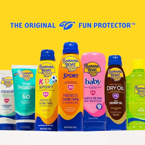Banana Boat SPF 45 Lip Sunscreen Balm 0.15 Oz - Water Resistant, Aloe & Vitamin E, Pack of 1