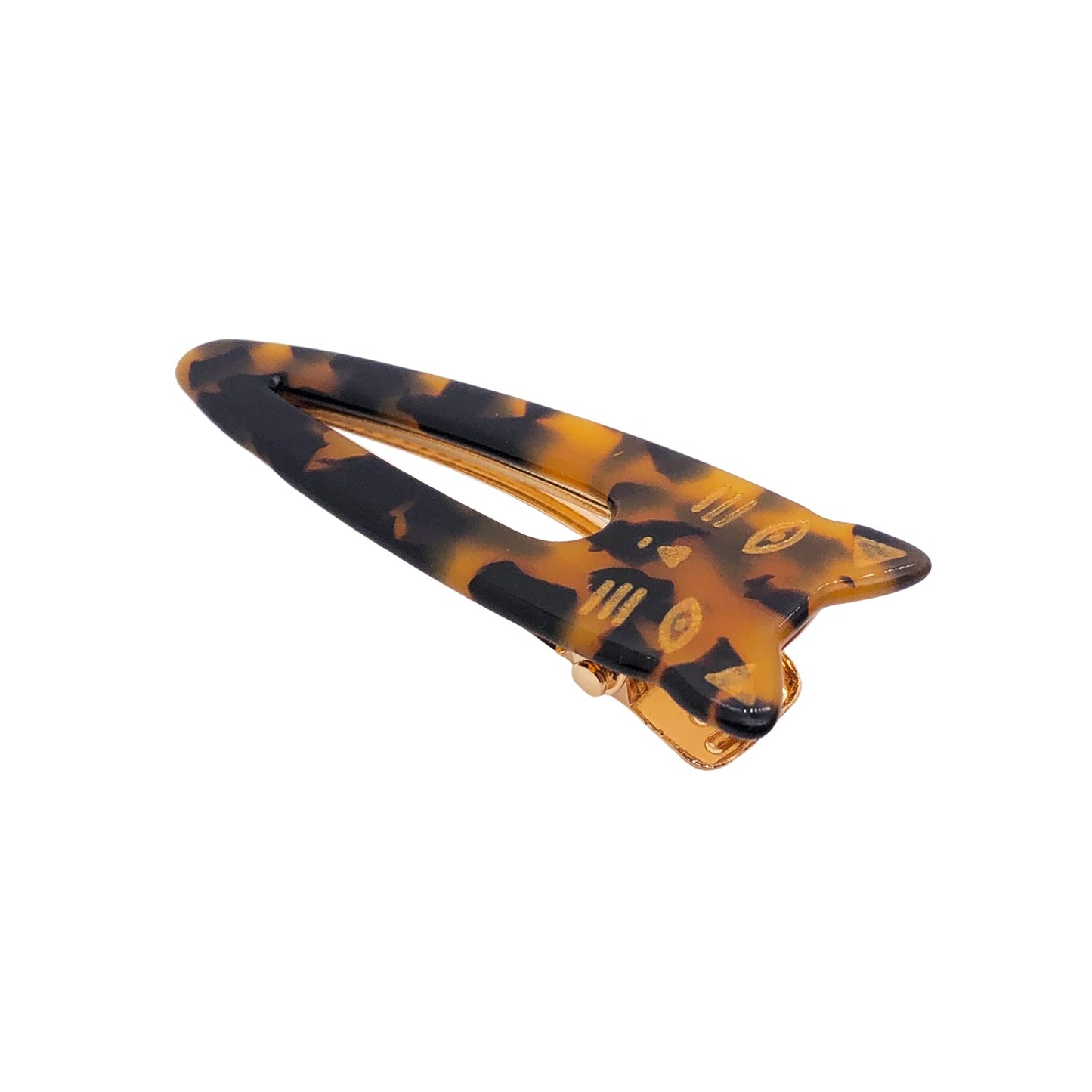 Cat Hair Clip for Women Girls Fashion Hairpins Alligator Clip Hair Accessories Coffee Tortoiseshell