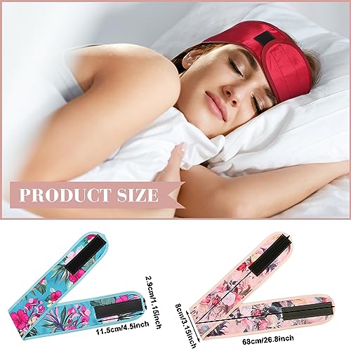 Eurzom 6-Pack Satin Hair Wraps Adjustable Sleep Scarf
