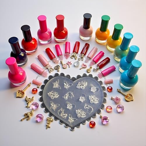 Silicone Nail Art Mold 3D Pattern Design for DIY False Nails & Decorations