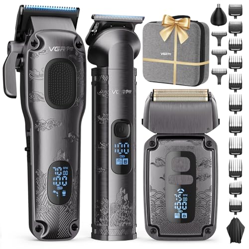 VGRPRO Professional Hair Clipper & Trimmer Set for Men