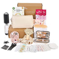Beige Bridal Emergency Kit with 30+ Wedding Essentials & Makeup Bag