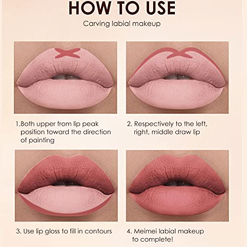BestLand 12-Piece Matte Liquid Lipstick & Liner Set
