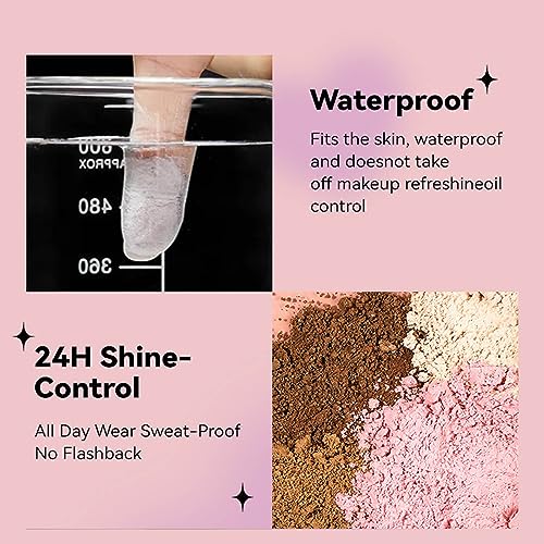 Pink Shimmer Setting Powder | Oil Control Loose Face Powder