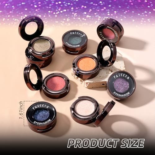Holographic Duochrome Eyeshadow - Purple to Black Multichrome Shift