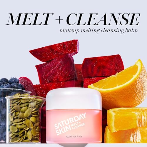 Saturday Skin Melt + Cleanse Makeup Melting Balm 100ml - Vegan Face Cleanser