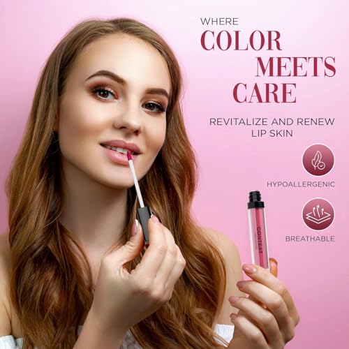 CONTEXT SKIN Liquid Lipstick - Long Lasting, Transfer Proof, Say Love