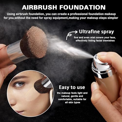 Air Brush Makeup Foundation and Primer for Face (01 Natural)