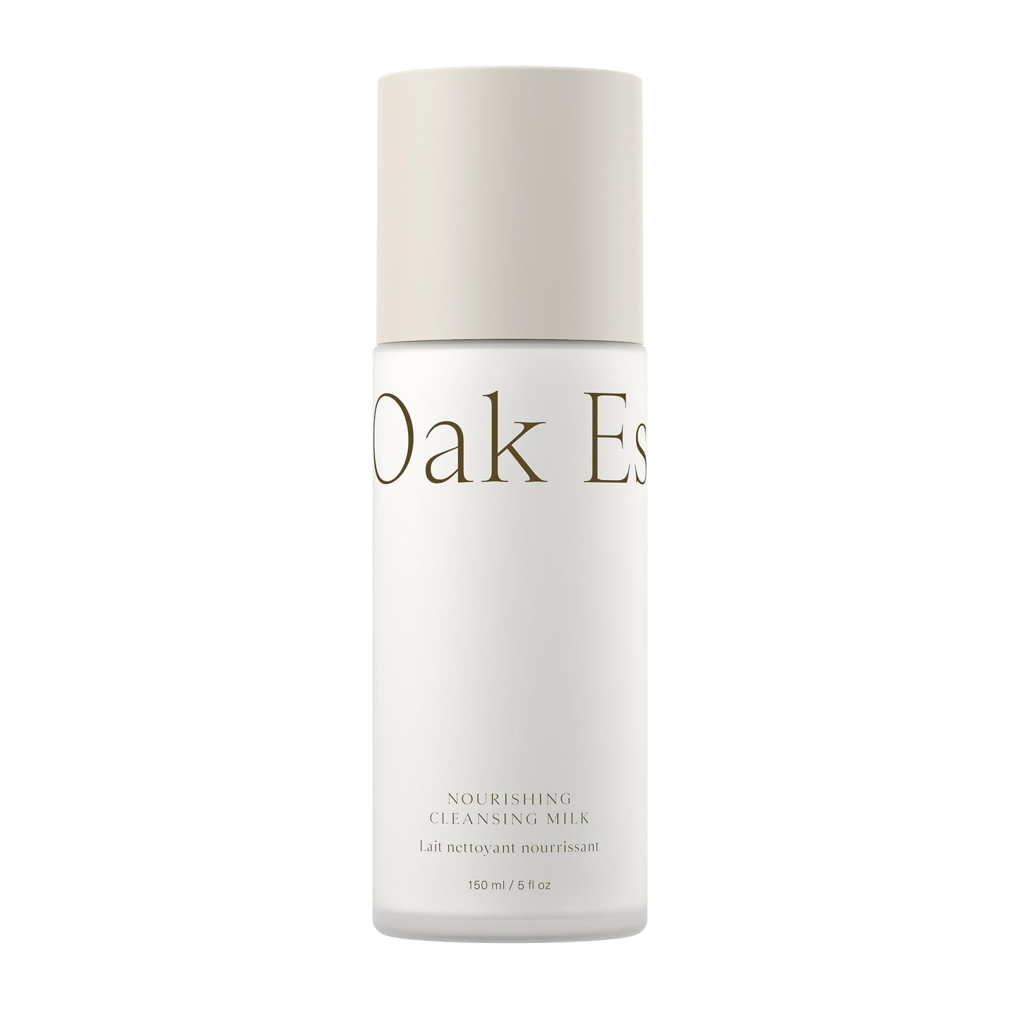 Oak Essentials Nourishing Cleansing Milk | Gentle Makeup Remover Face Wash with Oat Amino Acids, Rice Bran & Rosemary Extract, 5 Oz