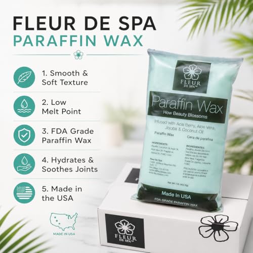 Fleur De Spa Paraffin Wax Refill - 6lb Moisturizing Blend