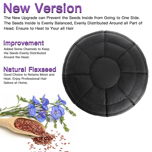 Cordless Flaxseed Deep Conditioning Heat Cap for Natural Hair